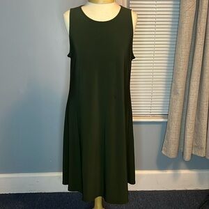 Sleeveless Olive Dress